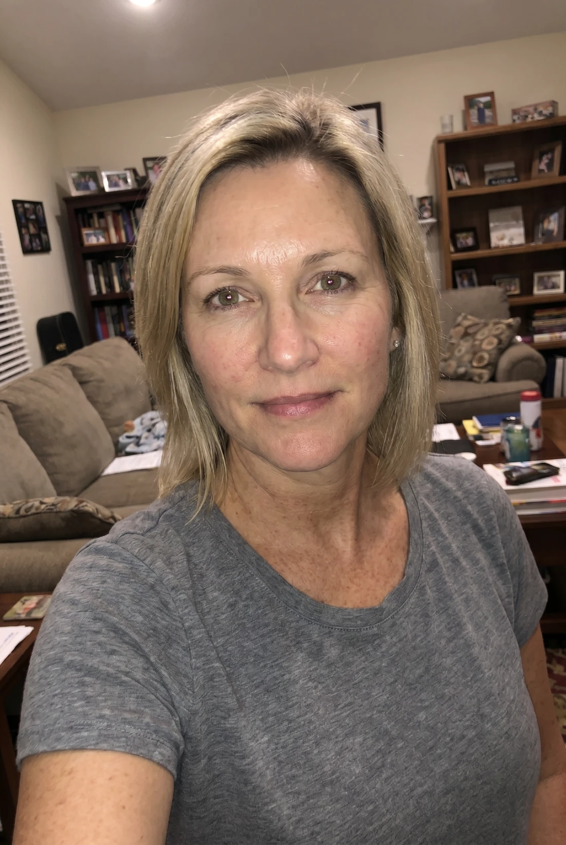 Original phone selfie before AI headshot generation