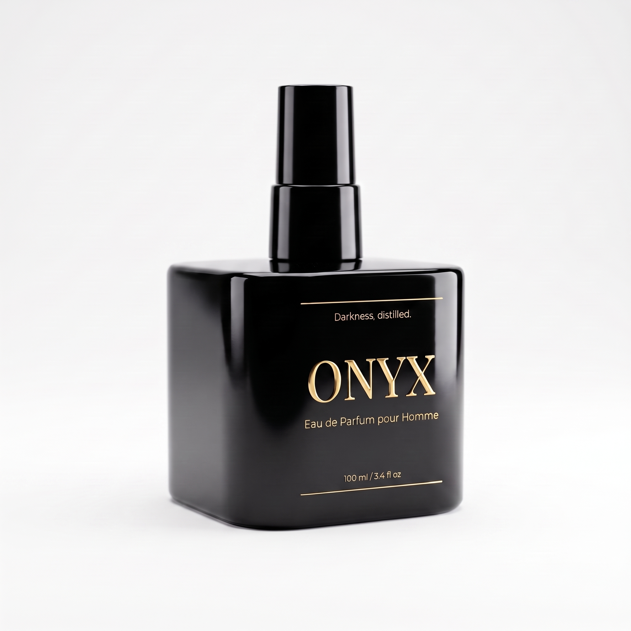 ONYX bottle at 45 degrees on white