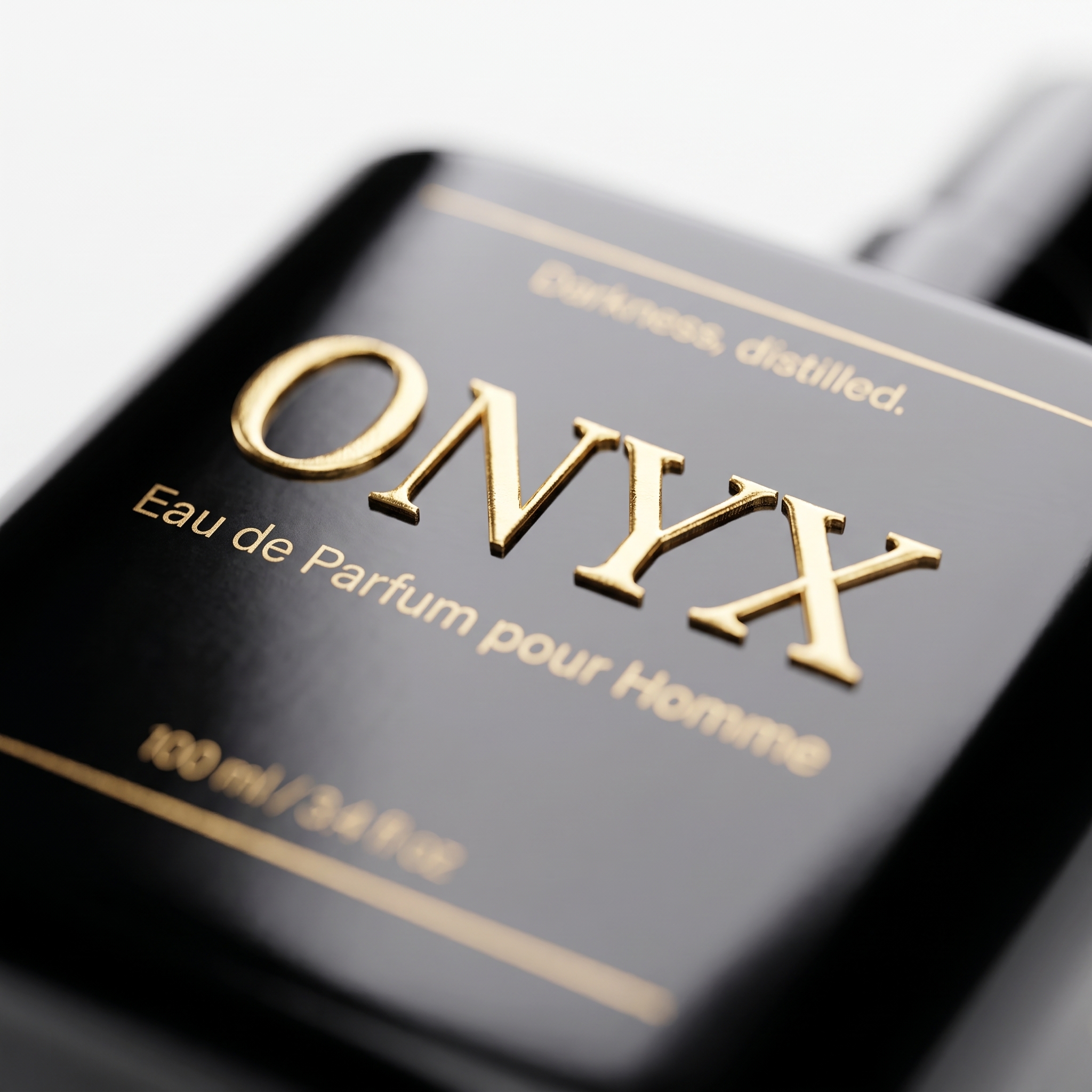 ONYX bottle flat lay from above